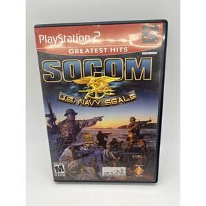 SOCOM: U.S. Navy SEALs Greatest Hits (Sony PlayStation 2, 2003) PS2 Tested